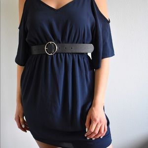 Navy Dress Mini flowy dress